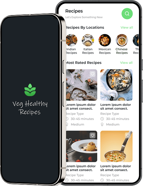 Veg Healthy Recipes - Mobile App